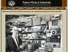 Tablet Screenshot of fultonmusicalindustries.com